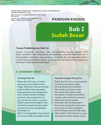 Unduh Perangkat Ajar Bahasa Indonesia Fase B Kelas 3-4 SD Kurikulum Merdeka