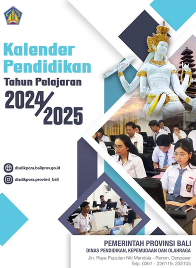 Kalender Pendidikan Provinsi Bali Tahun Ajaran 2024 2025