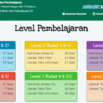 Latihan Soal AKM Online SD SMP SMA Level 1-6 (Literasi dan Numerasi)