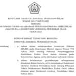 Download Petunjuk Teknis Juknis PPG Dalam Jabatan Kemenag 2021