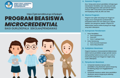 Beasiswa Microcredential Bagi Guru, Kepala Sekolah, dan Pengawas