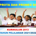 Prota dan Promes Kelas 1 SD K13 Terbaru Tahun Pelajaran 2021/2022