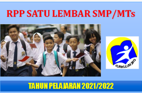 Contoh RPP 1 Lembar IPA SMP MTs K13 Tahun Pelajaran 2021/2022