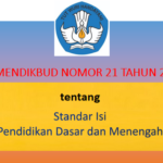 Permendikbud Nomor 21 Tahun 2016 tentang Standar Isi Pendidikan Dasar dan Menengah