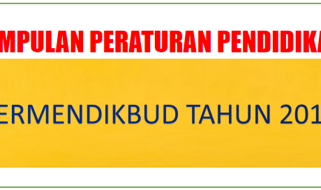 Download Kumpulan Peraturan Pendidikan Permendikbud Tahun 2019