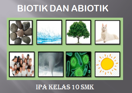 Latihan Soal Biotik dan Abiotik IPA Kelas 10 SMK Kurikulum 2013