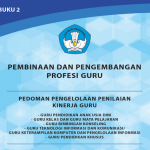 Download Buku Pedoman Penilaian Kinerja Guru PKG Terbaru (Buku 2)  Amongguru.com. Direktur Jenderal Guru dan Tenaga Kependidikan, Kementerian Pendidikan dan Kebudayaan telah menerbitkan Buku Pedoman Penilaian Kinerja Guru PKG (Buku 2) Edisi Revisi Tahun 2016. Buku Pedoman Penilaian Kinerja Guru PKG (Buku 2) diterbitkan sebagai pedoman bagi pengelolaan dan pelaksanaan Penilaian Kinerja Guru di satuan pendidikan. Penyempurnaan Buku 2 Pedoman Pengelolaan Penilaian Kinerja Guru ini dilakukan berdasarkan tuntutan kebijakan dan untuk menjamin objektifitas hasil PK Guru secara menyeluruh. Buku Pedoman PKG ini juga untuk memberikan pemahaman kepada semua pihak terkait dengan proses dan mekanisme PKG sesuai acuan standar pelaksanaannya. Pengertian Penilaian Kinerja Guru Penilaian Kinerja Guru PKG merupakan proses penilaian guru yang dilakukan sebagai tolok ukur kompetensi guru. Penilaian Kinerja Guru juga dapat diartikan sebagai penilaian dari setiap butir kegiatan tugas utama guru dalam rangka pembinaan karir, kepangkatan, dan jabatannya. Penilaian ini dilakukan melalui pengamatan dan pemantauan, yaitu proses penilaian berdasar bukti yang dilakukan pada saat pelaksanaan pembelajaran sedang berlangsung. Penilaian Kinerja Guru dilaksanakan untuk membantu guru menjadi pendidik profesional, yaitu guru yang mampu memberikan layanan pendidikan kepada peserta didik melalui kegiatan pembelajaran atau pembimbingan yang berkualitas. Hal ini penting karena harkat dan martabat suatu profesi sangat ditentukan oleh kualitas layanan profesi yang bermutu. Selain hal tersebut, PKG juga diharapkan dapat menunjukkan secara tepat tentang kegiatan yang harus dilakukan guru di dalam kelas dan membantu guru meningkatkan pengetahuan dan keterampilannya. Penilaian Kinerja Guru diharapkan dapat memberikan kontribusi secara langsung pada peningkatan kualitas pembelajaran atau pembimbingan yang dilakukan, sekaligus membantu peningkatan karir guru sebagai tenaga profesional. Untuk meyakinkan bahwa setiap guru adalah seorang profesional dalam bidangnya, maka Penilaian Kinerja Guru harus diberlakukan kepada semua guru di setiap satuan pendidikan formal yang diselenggarakan oleh pemerintah, pemerintah daerah, dan masyarakat. Guru yang dimaksud tidak terbatas kepada guru yang bekerja pada satuan pendidikan di bawah kewenangan Kementerian Pendidikan dan Kebudayaan (Kemdikbud), tetapi juga mencakup guru yang bekerja pada satuan pendidikan di bawah kewenangan Kementerian Agama (Kemenag) dan/atau Kementerian lain, serta satuan pendidikan lain yang diselenggarakan oleh masyarakat. Di dalam mendapatkan informasi hasil Penilaian Kinerja Guru secara komprehensif, maka penilaian tidak hanya dilakukan oleh kepala sekolah atau guru penilai saja. Penilaian juga melibatkan penilai internal lainnya yaitu teman sejawat, peserta didik dan penilai eksternal yaitu orang tua peserta didik, dunia usaha dan dunia industri (Du/Di). Untuk itu disediakan instrumen tambahan (suplemen) yang dapat menghimpun data dan informasi tentang kinerja Guru dari penilai internal dan eksternal tersebut. Tujuan Penilaian Kinerja Guru Penilaian Kinerja Guru dilaksanakan dengan tujuan sebagai berikut. 1. Menilai kemampuan guru dalam menerapkan semua kompetensi yang diperlukan pada proses pembelajaran, pembimbingan, atau pelaksanaan tugas tambahan yang relevan dengan fungsi sekolah/madrasah. 2. Menjamin bahwa guru melaksanakan tugas dan tanggungjawabnya secara profesional. 3. Menentukan persentase perolehan hasil penilaian kinerja untuk perhitungan angka kredit yang diperoleh guru atas kinerja pembelajaran, pembimbingan, atau pelaksanaan tugas tambahan yang relevan dengan fungsi sekolah/madrasah yang dilakukannya pada tahun berjalan. 4. Menjadi dasar untuk menyusun program pengembangan keprofesiannya sebagai guru pembelajar. Prinsip Pelaksanaan PK Guru Penilaian Kinerja Guru dilaksanakan secara konsisten dan teratur setiap tahun anggaran dengan memperhatikan prinsip-prinsip sebagai berikut. 1. Objektif Semua nilai yang diperoleh harus berdasarkan pada kondisi nyata guru dalam melaksanakan tugas sehari-hari melalui pengumpulan data dengan cara pengamatan dan pemantauan sesuai dengan prosedur dan kriteria penilaian yang disediakan. 2. Adil Semua guru dinilai dengan syarat, ketentuan dan prosedur yang sama. Penilai dan guru yang dinilai membahas dan menyepakati hasil penilaian serta alasannya. 3. Akuntabel Penilai dapat mempertanggungjawabkan hasil penilaian yang diberikan berdasarkan bukti dalam proses pengendalian. 4. Transparan Proses Penilaian Kinerja Guru memungkinkan bagi penilai, guru yang dinilai, dan pihak lain yang berkepentingan untuk memperoleh informasi tentang apa yang akan dinilai, bagaimana proses penilaian dilakukan, dan hasil penilaian. 5. Partisipatif Turut berperan serta dalam suatu kegiatan wawancara sebelum pengamatan dan persetujuan setelah pengamatan (pertemuan persetujuan) melibatkan partisipasi aktif guru dalam proses tersebut. 6. Terukur Proses penilaian Penilaian Kinerja Guru dilakukan melalui proses penilaian kualitatif (pengamatan dan pemantauan) dan kuantitatif (melalui butir indikator kinerja dan kriteria). 7. Komitmen Penilai dan yang dinilai memiliki kemauan dan kemampuan untuk menyelaraskan sikap dan tindakan untuk melaksanakan Penilaian Kinerja Guru sesuai dengan prosedur, sehingga tujuan PK Guru terwujud. 8. Berkelanjutan Guru wajib mengikuti proses Penilaian Kinerja Guru setiap tahun selama menyandang profesinya. Komponen Penilaian Kinerja Guru Komponen yang dinilai dalam Penilaian Guru difokuskan pada penguasaan 4 (empat) kompetensi guru, yaitu: pedagogik, kepribadian, sosial, dan profesional yang dikaitkan dengan pelaksanaan tugas utama guru. Baca : Inilah 4 Standar Kompetensi Guru dan Indikator Pengukurannya Permendiknas Nomor 35 Tahun 2010 mengisyaratkan bahwa berdasarkan kekhususan karakteristik proses pembelajaran serta layanan pendidikan yang diberikan oleh guru dibagi atas tiga jenis, yaitu guru mata pelajaran, guru kelas, dan guru bimbingan. Guru mata pelajaran meliputi guru mata pelajaran SD/MI, SMP/MTs, SMA/MA, SMK/MAK. Guru Kelas terdiri atas guru kelas SD/MI. Guru pembimbing adalah guru bimbingan konseling. Penyempurnaan instrument PK Guru ini merupakan tindak lanjut dari terbitnya beberapa peraturan yang mengatur tentang keberadaan Guru TIK, Guru Pendidikan Anak Usia Dini dan Guru Pendidikan khusus. Tugas utama guru mata pelajaran/kelas mencakup perencanaan, pelaksanaan, dan penilaian pembelajaran; tugas utama guru BK/Konselor mencakup perencanaan, pelaksanaan, evaluasi, pelaporan dan tindak lanjut pembimbingan. Tugas utama guru TIK mencakup perencanaan, pelaksanaan dan evaluasi layanan dan bimbingan TIK. Tugas utama guru Pendidikan Khusus (PK) adalah mencakup perencanaan, pelaksanaan, dan penilaian pembelajaran pendidikan khusus. Sedangkan tugas utama guru Pendidikan Anak Usia Dini (PAUD) adalah merencanakan, melaksanakan pembelajaran, menilai hasil pembelajaran, melakukan pembimbingan, pelatihan, pengasuhan dan perlindungan. Selain pelaksanaan tugas utama, guru juga akan dinilai karakteristik profesionalnya yang lebih menekankan kepada penguasaan materi dan sikap profesionalnya, serta pelaksanaan tugas lain yang relevan dengan fungsi sekolah/ madarasah. Waktu Pelaksanaan Penilaian  Kinerja Guru dilaksanakan oleh penilai kinerja guru dengan ketentuan sebagai berikut. 1. Proses pelaksanaan dilakukan selama 1 (satu) tahun. 2. Penilaian Kinerha Guru formatif dilaksanakan pada awal tahun anggaran/ kalender dan hanya untuk tahun pertama, guru baru, dan guru mutasi. 3. Penilaian  Kinerha Guru sumatif dilaksanakan 8 (delapan) minggu sebelum akhir tahun anggaran. Dianjurkan laporan PK Guru sudah diselesaikan pada pertengahan bulan Desember karena akan dijadikan sebagai bahan penilaian Capaian Sasaran Kinerja Pegawai (CSKP). 4. Sasaran Kinerja Guru dengan masa penilaian 1 (satu) semester diberikan kepada: guru yang kekurangan sedikit angka kredit untuk kenaikan pangkat/ jabatan; dan guru yang mendapat tugas tambahan (kepala sekolah, wakil kepala sekolah, kepala perpustakaan, kepala laboratorium/bengkel, kepala program keahlian) hanya satu semester. Perangkat Penilaian Kinerja Guru Perangkat yang diperlukan pada proses Penilaian Kinerja Guru di sekolah/ madrasah meliputi dokumen sebagai berikut. 1. Pedoman Pengelolaan PK Guru. 2. Instrumen Penilaian Kinerja Guru meliputi : Instrumen Penilaian Kinerja Guru Klas/Mapel (Lampiran 1). Instrumen Penilaian Kinerja Guru BK (Lampiran 2). Instrumen Penilaian Kinerja Guru TIK (Lampiran 3). Instrumen Penilaian Kinerja Guru Pendidikan Khusus (Lampiran 5). Instrumen Penilaian Kinerja Guru dengan Tugas Tambahan (Lampiran 6). 3. Suplemen Instrumen a. Suplemen Instrumen Guru Mapel/Kelas Instrumen Penilaian Oleh Teman sejawat.(Lampiran MP1). Instrumen Penilaian oleh Orangtua .(Lampiran MP2). Instrumen Penilaian oleh Peserta Didik .(Lampiran MP3). b. Suplemen Instrumen Guru BK Instrumen Penilaian Teman Sejawat (Lampiran BK1). Instrumen Penilaian Peserta Didik (Lampiran BK2). Instrumen Penilaian Orangtua (Lampiran BK3). c. Suplemen Instrumen Guru TIK Instrumen Penilaian Teman Sejawat (Lampiran TIK1). Instrumen Penilaian Peserta Didik (Lampiran TIK2). Instrumen Penilaian Orangtua (Lampiran TIK3). d. Suplemen Instrumen Guru PAUD Instrumen Penilaian Teman Sejawat (Lampiran PAUD1). Instrumen Penilaian Peserta Didik (Lampiran PAUD2). Instrumen Penilaian Orangtua (Lampiran PAUD3). e. Suplemen Instrumen Guru Pendidikan Khusus (PK) Instrumen Penilaian Teman Sejawat (Lampiran PK1). Instrumen Penilaian Peserta Didik (Lampiran PK2). Instrumen Penilaian Orangtua (Lampiran PK3). f. Suplemen Instrumen Guru Produktif Instrumen Penilaian Teman Sejawat (Lampiran SMK1). Instrumen Penilaian Peserta Didik (Lampiran SMK2). Instrumen Penilaian Orangtua (Lampiran SMK3). Instrumen Penilaian DU/DI (Lampiran SMK4). g, Suplemen Instrumen Kepala Sekolah Instrumen Penilaian GuruTeman Sejawat (Lampiran KS1). Instrumen Penilaian Peserta Didik (Lampiran KS2). Instrumen Penilaian Orangtua (Lampiran KS3). Instrumen Kehadiran (Lampiran 7). Laporan Kendali PK Guru (Lampiran 8) Buku Pedoman Penilaian Kinerja Guru PKG (Buku 2) selengkapnya dapat diunduh pada link berikut ini. Unduh Seri Buku Pembinaan dan Pengembangan Profesi Guru lainnya dapat di unduh pada link berikut ini. Buku 1 Pembinaan dan Pengembangan Profesi Guru (Revisi 2016) - Unduh Buku 3 Pembinaan dan Pengembangan Profesi Guru (Revisi 2016) - Unduh Buku 4 Pembinaan dan Pengembangan Profesi Guru (Revisi 2019) - Unduh Buku 5 Pembinaan dan Pengembangan Profesi Guru (Revisi 2019) - Unduh Demikian yang dapat dibagikan mengenai Buku Pedoman Penilaian Kinerja Guru PKG Terbaru (Buku 2). Semoga bermanfaat.