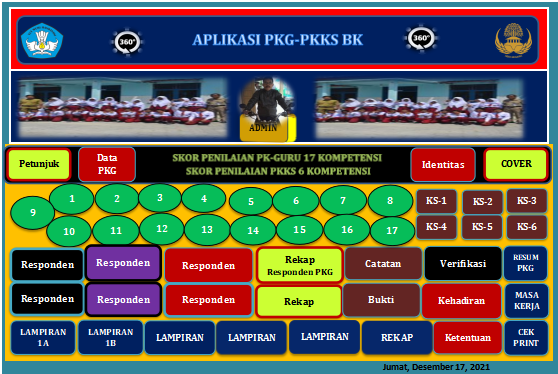 Unduh Aplikasi PKG Kepala Sekolah BK Dan Contoh Pengisiannya