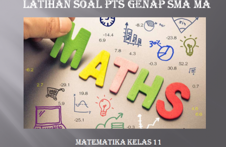 Latihan Soal PTS Genap Matematika Kelas 12 SMA MA dan Kunci Jawabannya