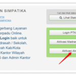 Prosedur Aktivasi Akun PTK Baru dan Pengisian Data PTK Simpatika