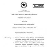 Unduh Perpres Nomor 87 Tahun 2017 tentang Penguatan Pendidikan Karakter