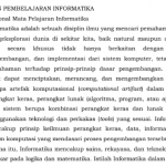 Capaian Pembelajaran Informatika Kurikulum Merdeka