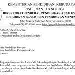 Surat Edaran tentang Pengadaan Buku Kurikulum Merdeka