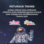 Petunjuk Teknis AKA PDBK Hari Disabilitas Internasional Tahun 2022