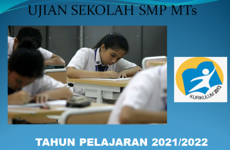 Contoh Soal Ujian Sekolah Matematika SMP MTs K13 Tahun 2022