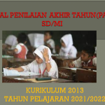 Latihan Soal PAT Kelas 1 2 3 4 5 6 SD MI K13 Tahun Pelajaran 2021/2022