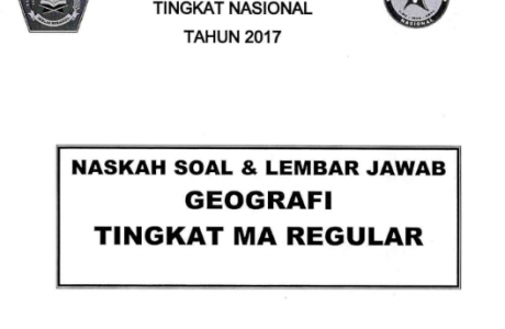 Soal Kompetensi Sains Madrasah KSM MA Tingkat Nasional Tahun 2022