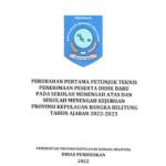 Petunjuk Teknis PPDB SMA SMK Kepulauan Bangka Belitung TP 2022/2023