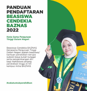 Panduan Pendaftaran Beasiswa Cendikia BAZNAS Tahun 2022