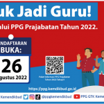 Syarat dan Tata Cara Pendaftaran Program PPG Prajabatan Gelombang 2 Tahun 2022