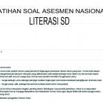 Latihan Soal ANBK AKM Literasi SD MI 2022 (Bagian 2)