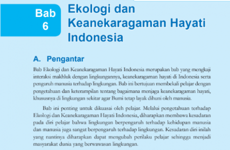 Perangkat Ajar IPA Kurikulum Merdeka : Ekologi dan Keanekaragaman Hayati