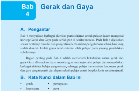 Perangkat Ajar IPA Kelas 7 SMP Kurikulum Merdeka Materi Gerak dan Gaya