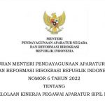 PermenPANRB Nomor 6 Tahun 2022 tentang Pengelolaan Kinerja ASN