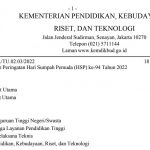 Edaran Kemendikbudristek tentang Pedoman Hari Sumpah Pemuda HSP Ke-94