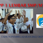 Contoh RPP 1 Lembar Matematika SMP K13 Tahun Pelajaran 2022/2023