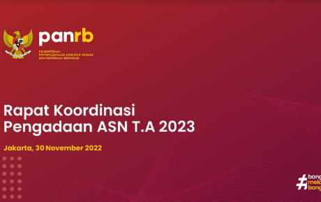 Paparan Rakor Rencana Pengadaan ASN 2023