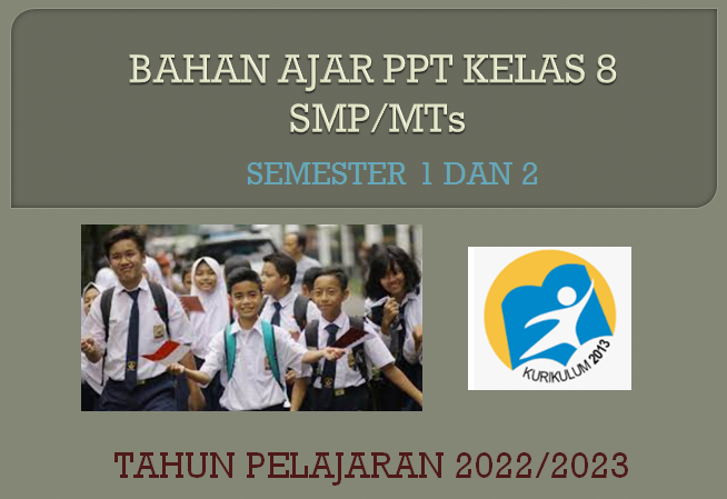 Media Ajar PPT PJOK Kelas 8 SMP MTs Semester 1 Dan 2 K13 Tahun 2023