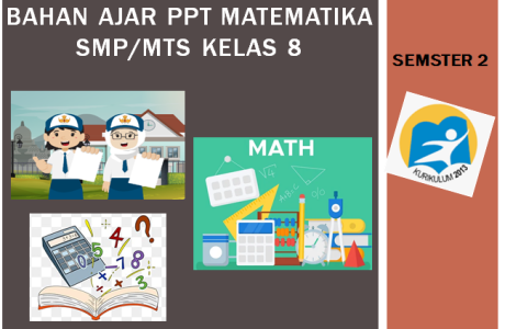 Media Ajar PPT Matematika Kelas 8 SMP MTs Semester 2 T.P 2022/2023