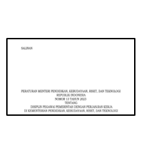 Permendikbudristek Nomor 13 Tahun 2023 tentang Disiplin PPPK di Kemendikbudristek