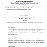 Surat Edaran Kriteria Penghargaan Kenaikan Pangkat Luar Biasa