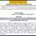 Penerimaan Taruna Pola Pembibitan Perguruan Tinggi di Kemenhub Tahun Akademik 2023/2024