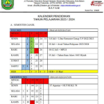 Kaldik SD Kota Batam Tahun Pelajaran 2023/2024