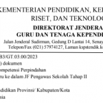 Uji Kompetensi Perpindahan JF Guru ke dalam JF Pengawas Sekolah Tahap 2