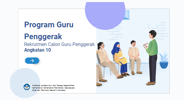 Unduh Paparan Rekrutmen Calon Guru Penggerak CGP Angkatan 10