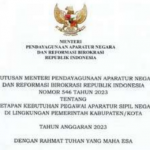 Informasi Formasi Kebutuhan ASN di Lingkungan Pemerintah Kabupaten Sumba Barat TA 2023