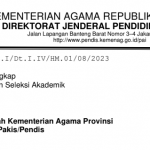 Surat Edaran Pelaksanaan Seleksi Akademik PPG Guru PAI 2023