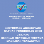 Pemaparan Instrumen Akreditasi Satuan Pendidikan IASP 2020 SMP MTs