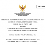 Standar Kompetensi JF Penata Perlindungan Saksi dan Korban