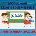 Contoh Modul Ajar Kelas 1 SD Kurikulum Merdeka Semester 2 Tahun 2023