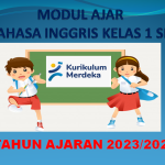 Contoh Modul Ajar Bahasa Inggris Kelas 1 SD Kurikulum Merdeka Semester 2 Tahun 2023