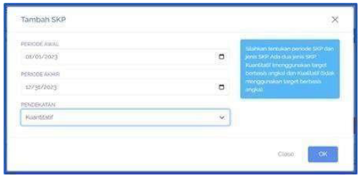 Form Setting Periode SKP