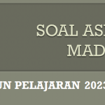 Latihan Soal Asesmen Madrasah (AM) Akidah Akhlak MA Tahun 2024