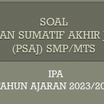 Latihan Soal PSAJ IPA SMP Tahun Ajaran 2023/2024