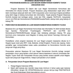 Informasi Beasiswa S2 Luar Negeri Untuk PNS, TNI, POLRI, dan Umum Kementerian Kominfo 2024 