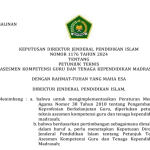 Asesmen Kompetensi Guru dan Tenaga Kependidikan (GTK) Madrasah 2024